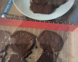 A picture of step 5 of Flourless chocolate cookies.