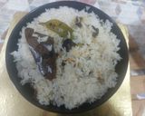A picture of step 3 of Bhaghar rice.