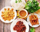 A picture of step 5 of Bún Thịt Bò Áp Chảo, Chả Giò, Đậu Hũ Mắm Nêm.
