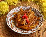 Hình bước làm 3 của món Khoai Tây Xào Dấm (Chay)