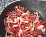Foto del paso 2 de la receta: Pasta con bacon y chorizo