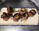 Une image de l'étape 10 de Figues au chèvre, miel et lard fumé.