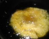 A picture of step 7 of Ghevar cake.