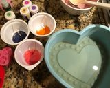 A picture of step 2 of Flan Jelly Cake.