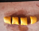 A picture of step 3 of Gatte ki Khichri.