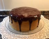 Foto del paso 18 de la receta Tarta de chocolate rellena de crema de queso con dulce de leche