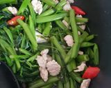 รูปขั้นตอนการทำที่ 3 ของ ผัดผักบุ้ง#กินผักรักสุขภาพ6