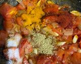 A picture of step 4 of Tomato Garlic Sabji.