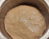 A picture of step 5 of Whole wheat naan on tawa (with yeast).