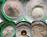 A picture of step 1 of Churma laddoo.