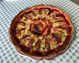 Une image de l'étape 15 de Tarte à la rhubarbe et prunes, crème pommes citron vert.