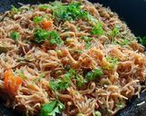 A picture of step 5 of Green peas Vermicelli upma.