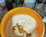 Foto del paso 2 de la receta Panecillos de harina de garbanzo en sartén