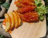 Foto langkah ke 7 dari resep Chiken Katsu And Potato with sweet and sour sauce.