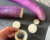 Hình bước làm 3 của món Cà Tím Nhồi Ức Gà Và Nấm Hương Tươi Nướng