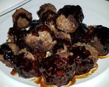 A picture of step 9 of My Chinese Meatballs in Teryaki Sauce.
