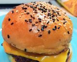 Foto langkah ke 9 dari resep Burger bun (brioche) #rotiburger #hotdogbun.