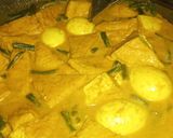 Foto langkah ke 9 dari resep Gulai Tahu Telur Kacang Panjang.