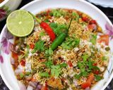 A picture of step 9 of Ragda Samosa Chaat.