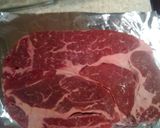 A picture of step 1 of Braised beef over egg noodles/pot roast.