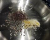 A picture of step 3 of Raw papaya sambharo.