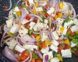 A picture of step 5 of Desi Pizza Rice Delight.