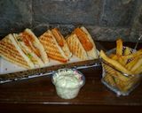 A picture of step 6 of Crispy Club Sandwich.