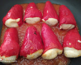 Foto del paso 2 de la receta: Pimientos rellenos brandada de bacalao con salsa de tomate