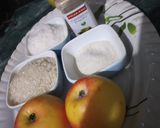 A picture of step 1 of Apple cinnamon Modak.
