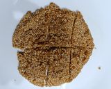 A picture of step 4 of Til ki Chikki.