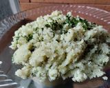 Foto del paso 5 de la receta: "Arroz 🍚🍛" de coliflor con cilantro😜🍱🥙