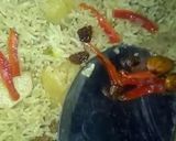 A picture of step 11 of Afghani palaou.