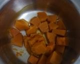 A picture of step 2 of Creamy butternut soup.