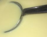 A picture of step 3 of Chocolate custard.