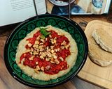 Sült padlizsános-paprikás mezze recept fázis 9 fotója