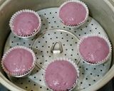 Foto langkah ke 6 dari resep Bolu Kukus Ubi Ungu.