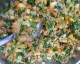 A picture of step 2 of Green onion pizza.