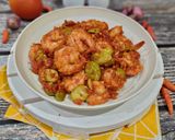 Foto langkah ke 4 dari resep Udang Balado Petai.