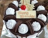 Foto langkah ke 8 dari resep Simple Cake (Blackforest Cake).