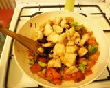 Kínai édes-savanyú csirke recept fázis 9 fotója
