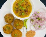 A picture of step 13 of Sattu Bafla with Dal.