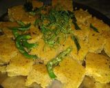 A picture of step 4 of Indian Dhokla.