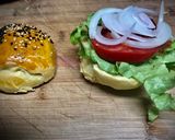 Foto del paso 12 de la receta: Cena norteamericana: Hamburguesas caseras con aros de cebolla y salsa barbacoa