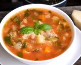 Minestrone leves recept fázis 5 fotója