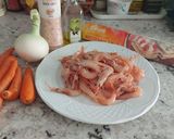 Foto del paso 1 de la receta: Empanadillas de hojaldre con zanahoria 🥕 y gamba 🍤 en robot