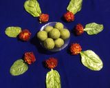 A picture of step 7 of Green Laddoo.
