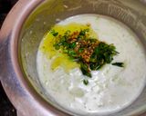 A picture of step 2 of Cucumber raita.