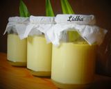 Foto langkah ke 8 dari resep Silky Custard Puding (Purin) pandan.