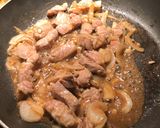 รูปขั้นตอนการทำที่ 2 ของ หมูผัดซอสญี่ปุ่น