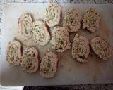 A picture of step 5 of Chicken swiss roll.